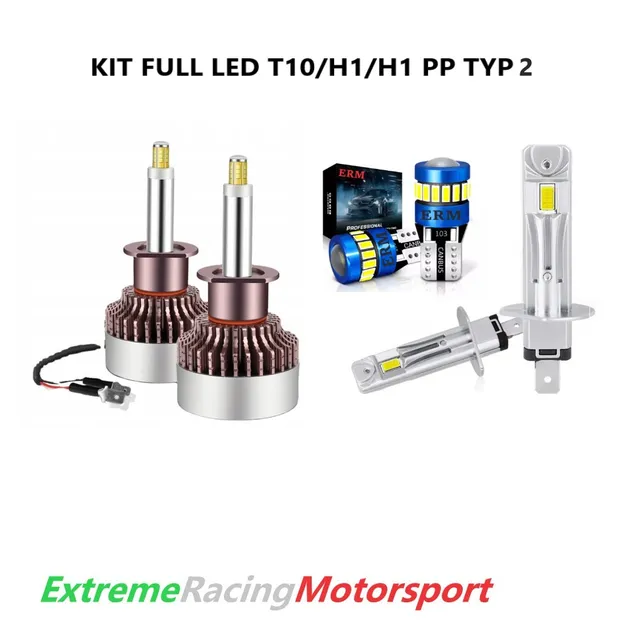 Xtreme Racing Kit Illuminazione LED T10/H1 360°/H1 PP lampade 6000K