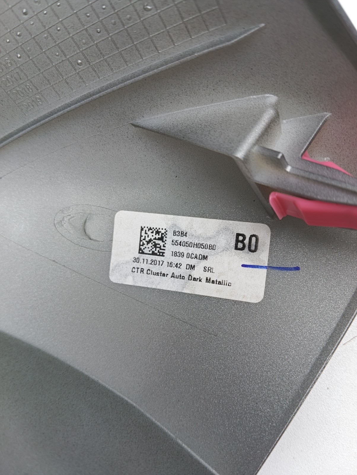 Pomili Rivestimenti interni e parti interne Modanatura centrale del quadro strumenti Toyota Aygo 554050H050B0