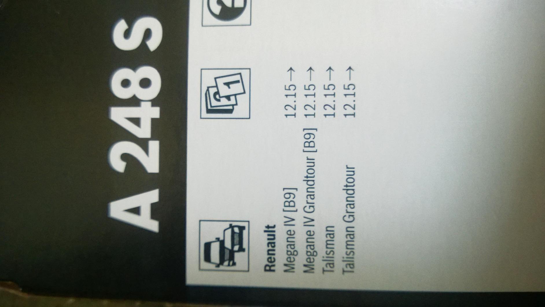 Bosch Spazzole tergicristallo Aerotwin A248S 2 pezzi anteriori