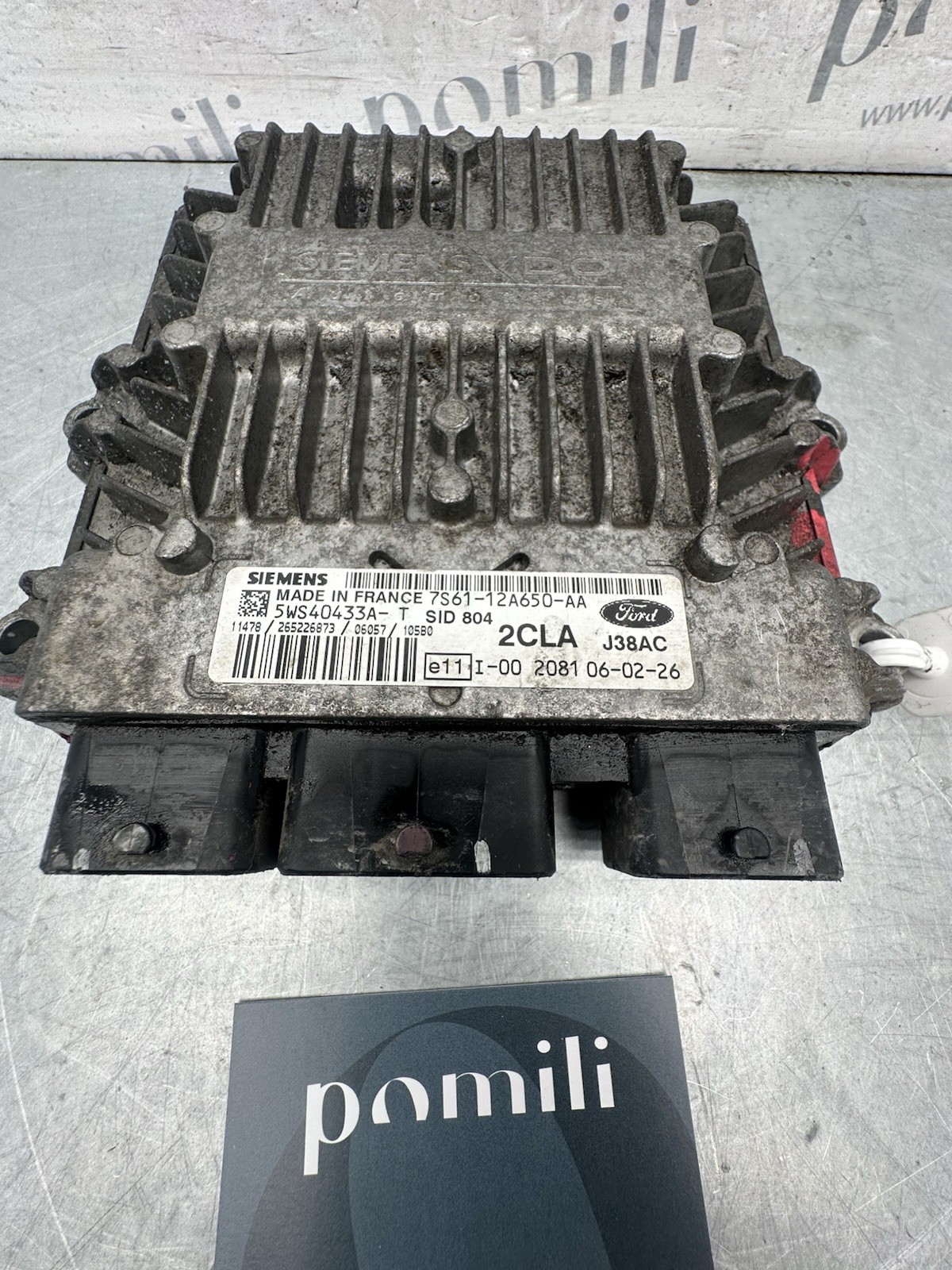 Pomili Motorini avviamento, alternatori, ECU e cavi Ford Fiesta 1.4 TDCi SID 804 centralina motore usata
