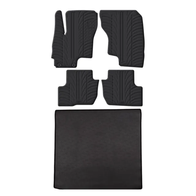 Travall Bundles Mitsubishi Outlander tappetini e vasca bagagliaio gomma 2013-2021