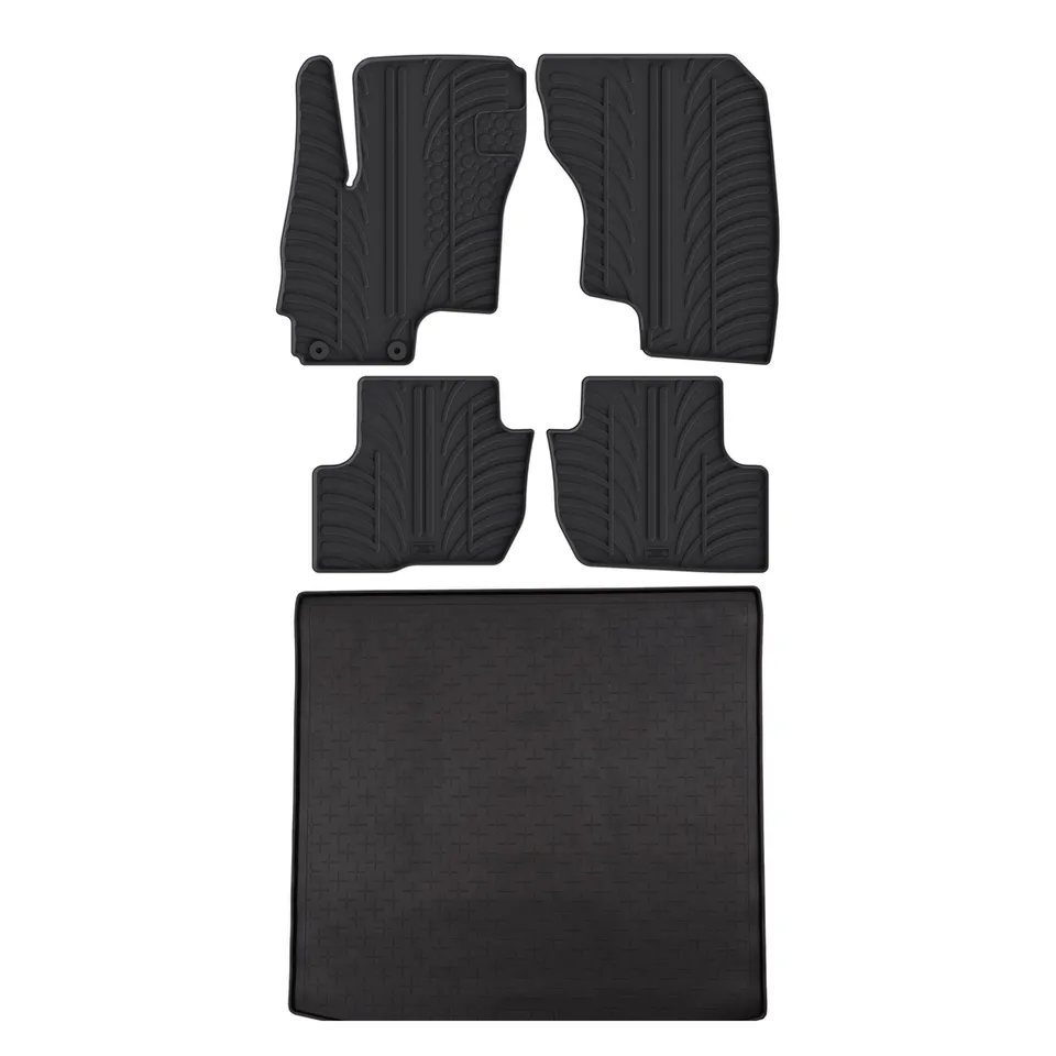 Travall Bundles Mitsubishi Outlander tappetini e vasca bagagliaio gomma 2013-2021