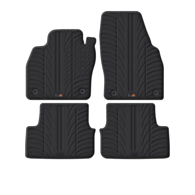 Travall Car Mats Audi A1 Hatchback tappetini in gomma 2018- sagomati