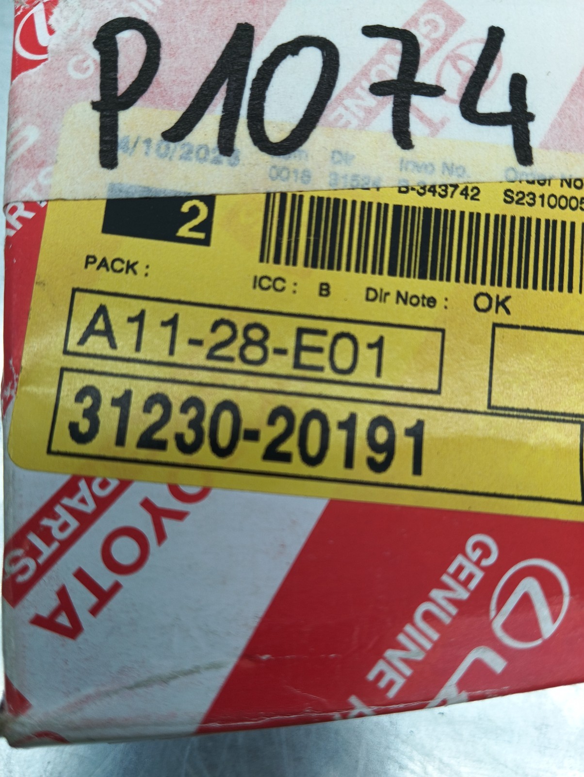 Pomili Cambio e trasmissioni Cuscinetto di rilascio della frizione Toyota Celica-MR2 31230-20191 nuovo