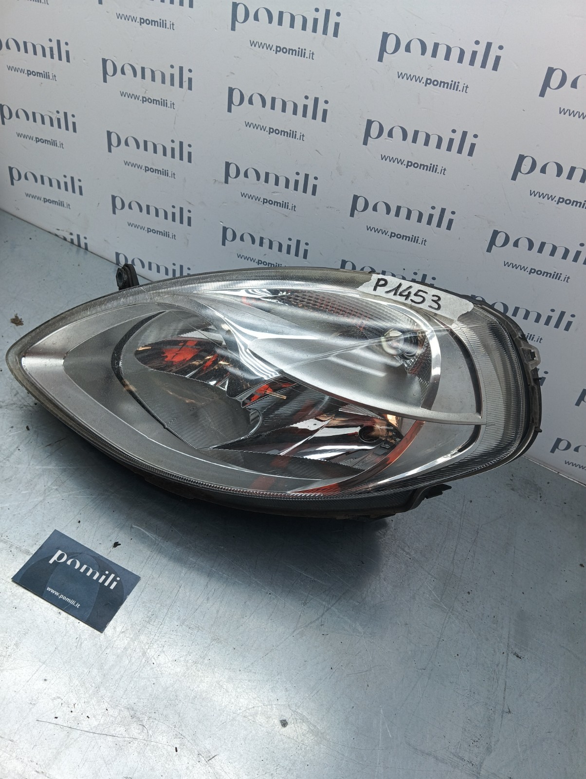 Pomili Fanaleria Lancia Y (1996-03) 153873-01 faro sinistro usato