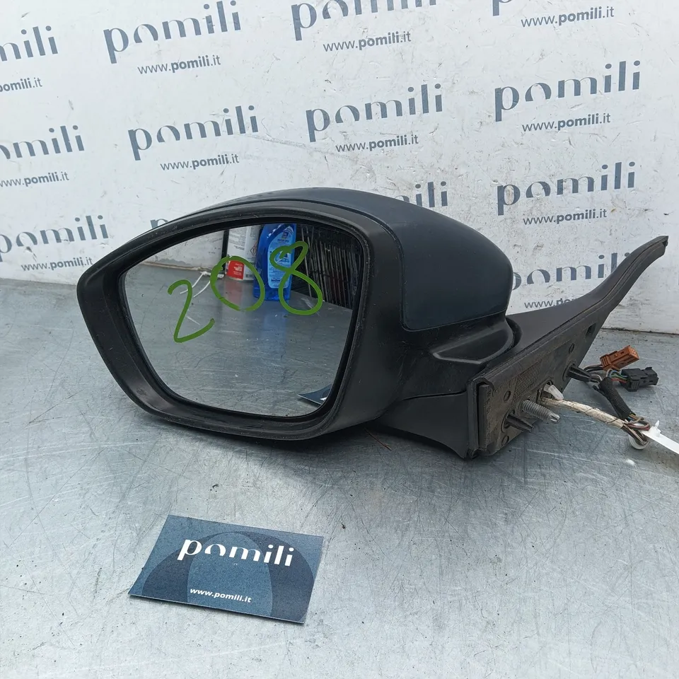 Pomili Cristalli Specchietto retrovisore sinistro Peugeot 208 232673077 9 pin usato
