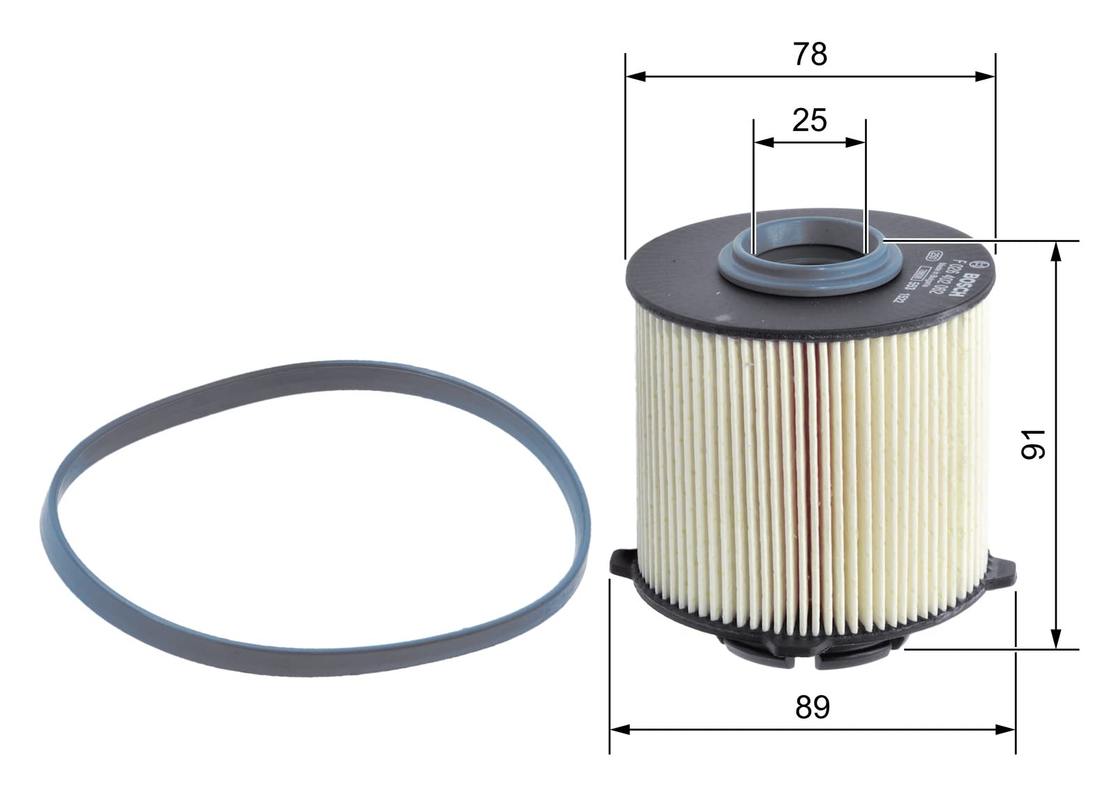 Bosch HCP Filtri F026402062 filtro carburante diesel