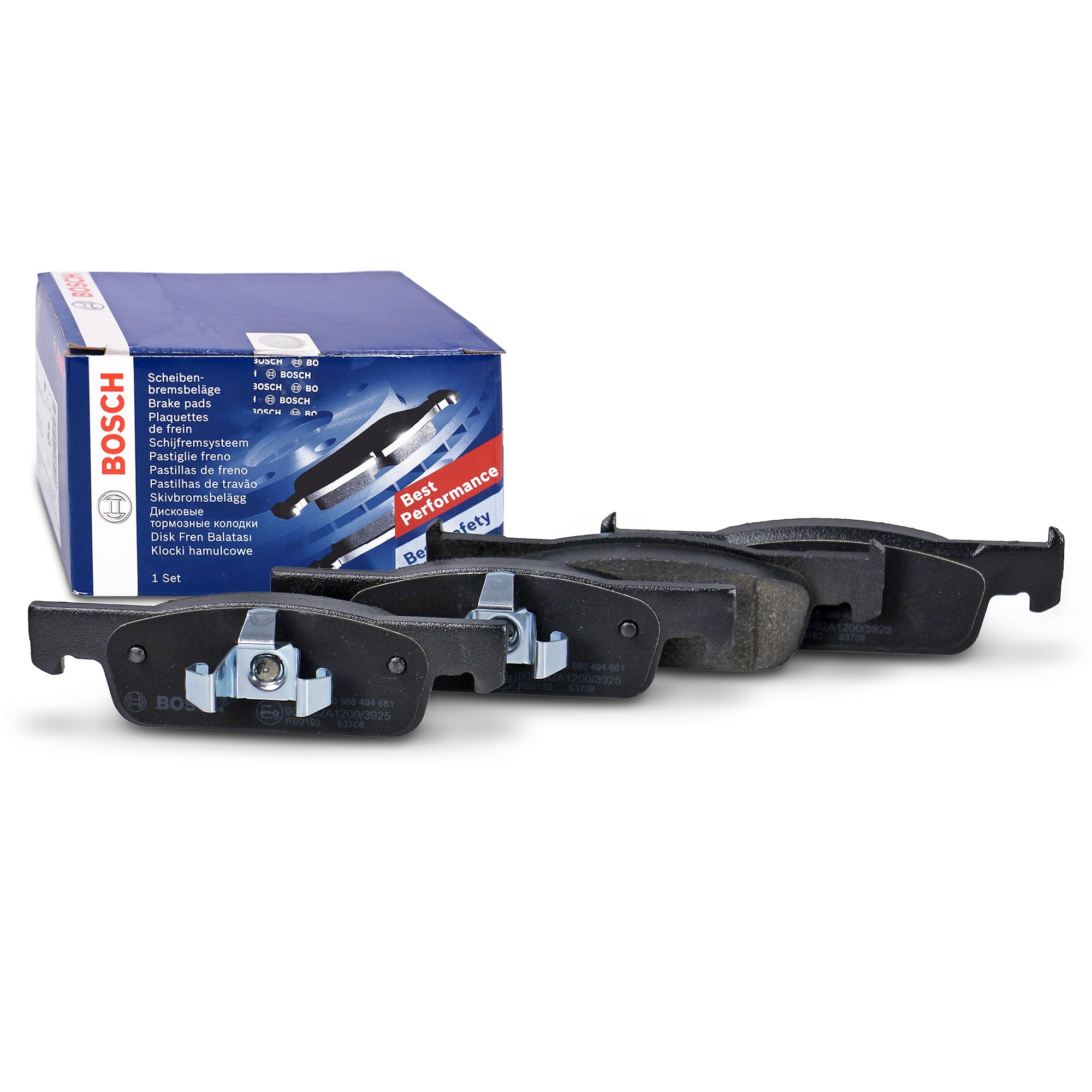 Bosch HCP Sistema frenante 0986494661 kit pastiglie freno Low-Metallic