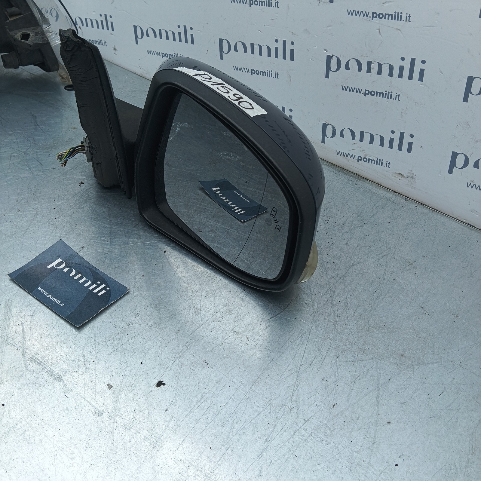 Pomili Cristalli Ford Focus 024550 specchio retrovisore destro 12 pin usato