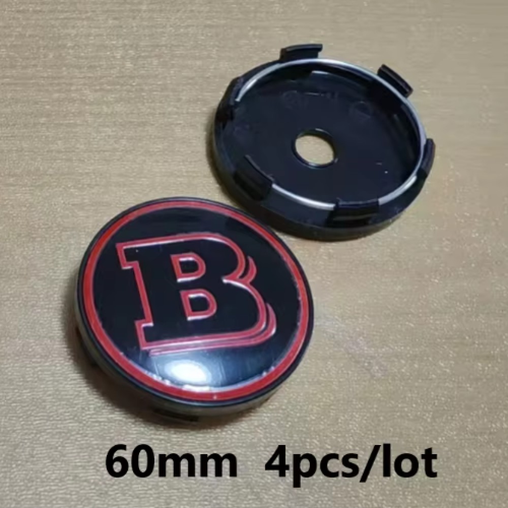 Xtreme Racing Decorazioni Auto e Adesivi tappi ruota 60 mm nero rosso kit 4 alluminio