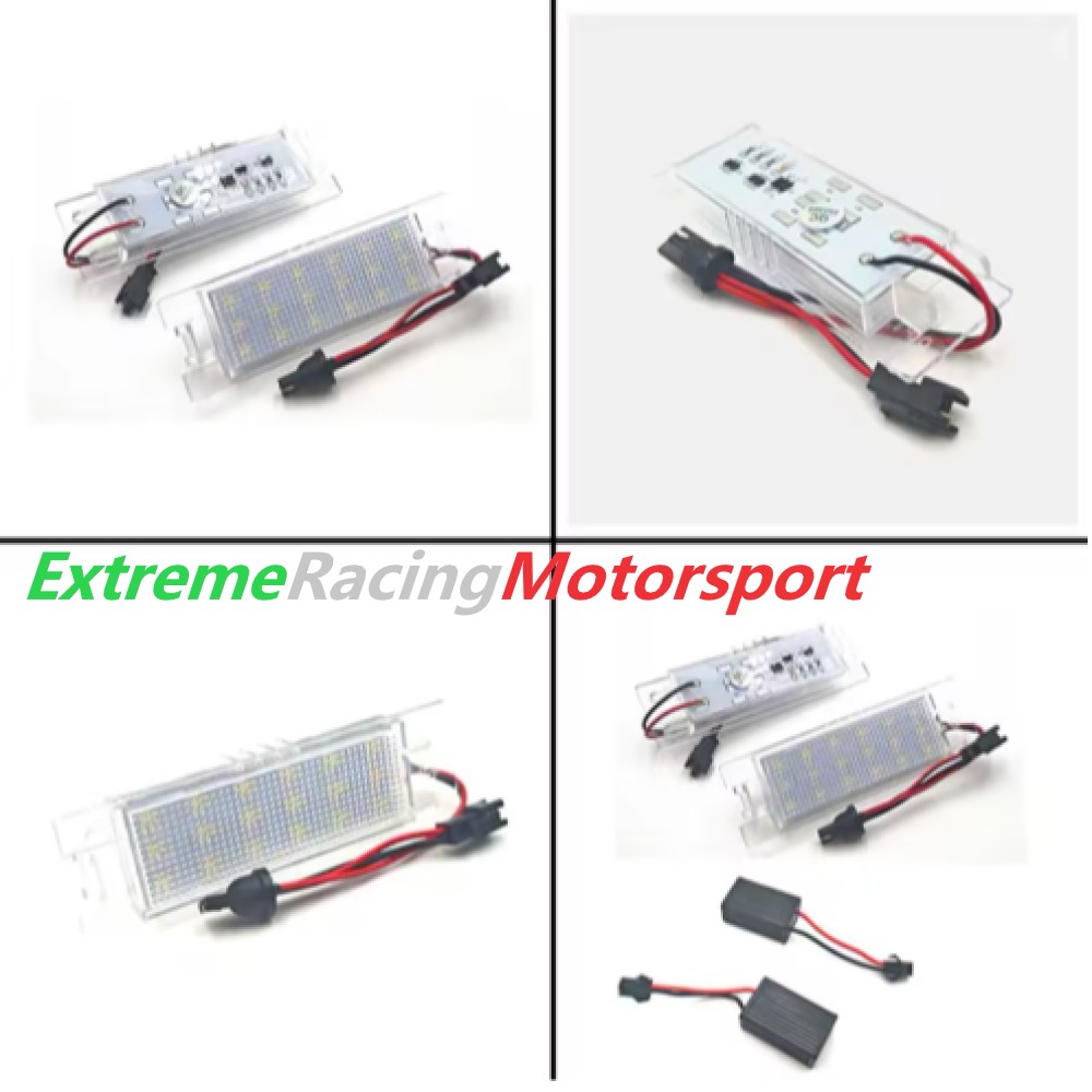 Xtreme Racing Accessori per Illuminazione LED Opel Corsa D placchette luci targa LED coppia bianca