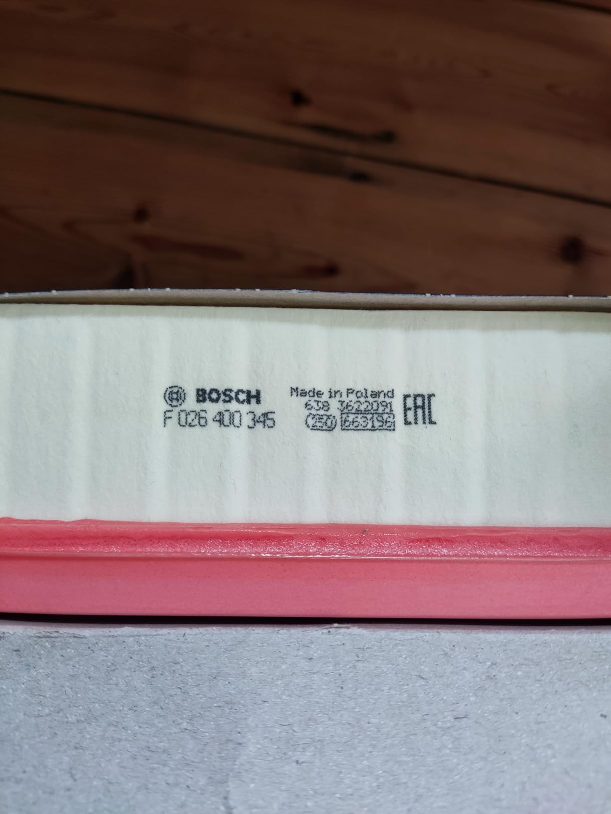 Bosch HCP Filtri F026400345 filtro aria 232 mm