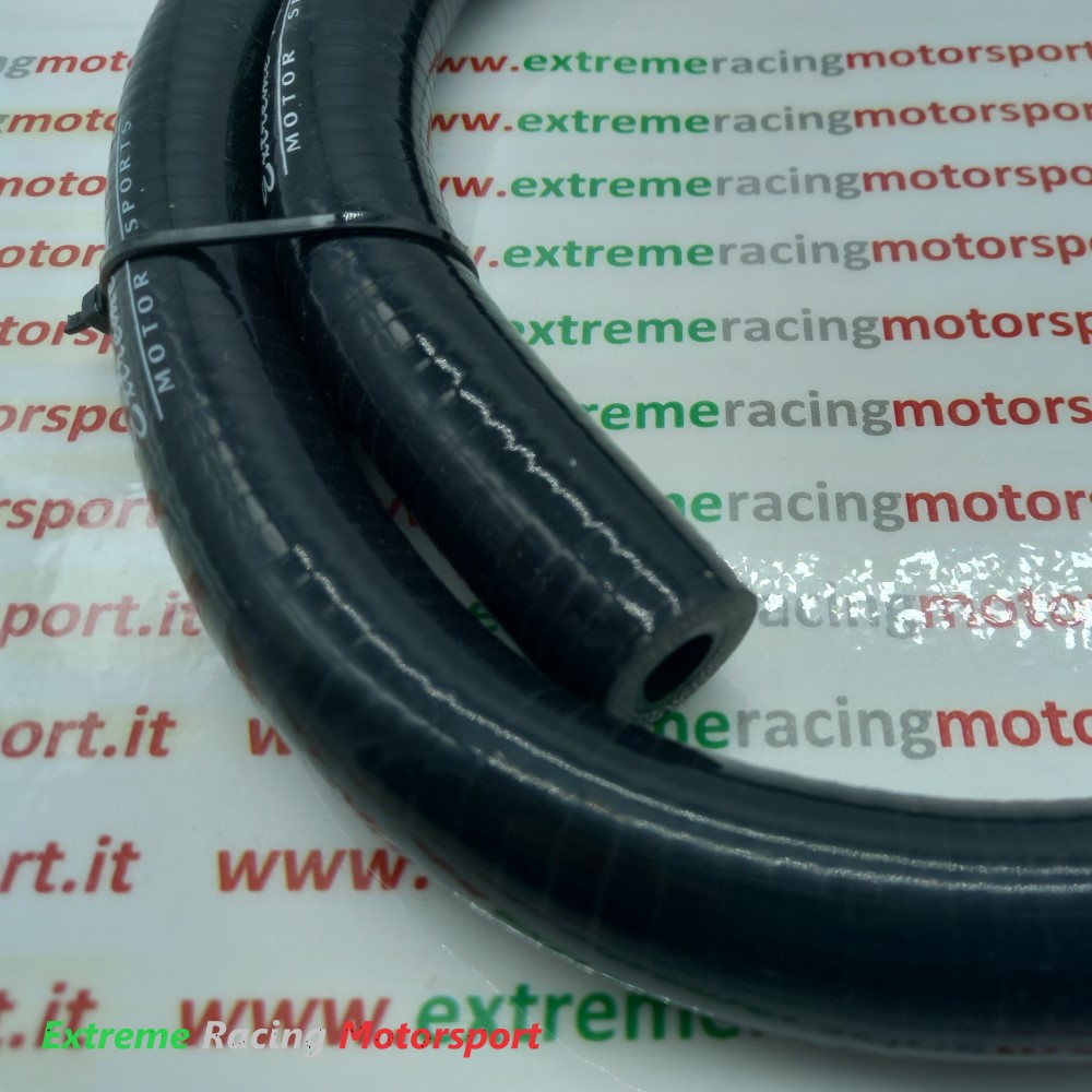 Xtreme Racing Impianto Carburante e Regolatori di Pressione Tubo siliconico racing 8 mm nero 1 m rinforzato