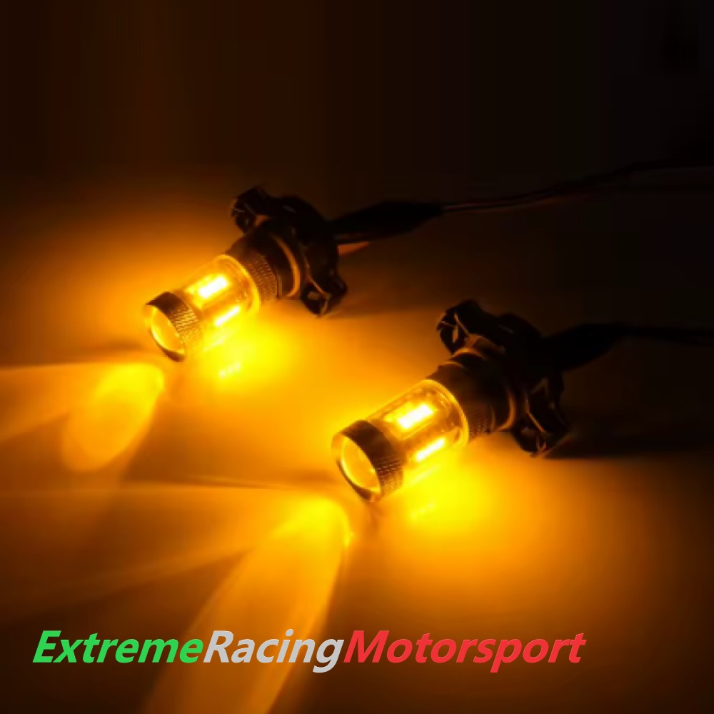 Xtreme Racing Lampadine LED PSY24W lampadine frecce anteriori arancioni coppia 900 lm