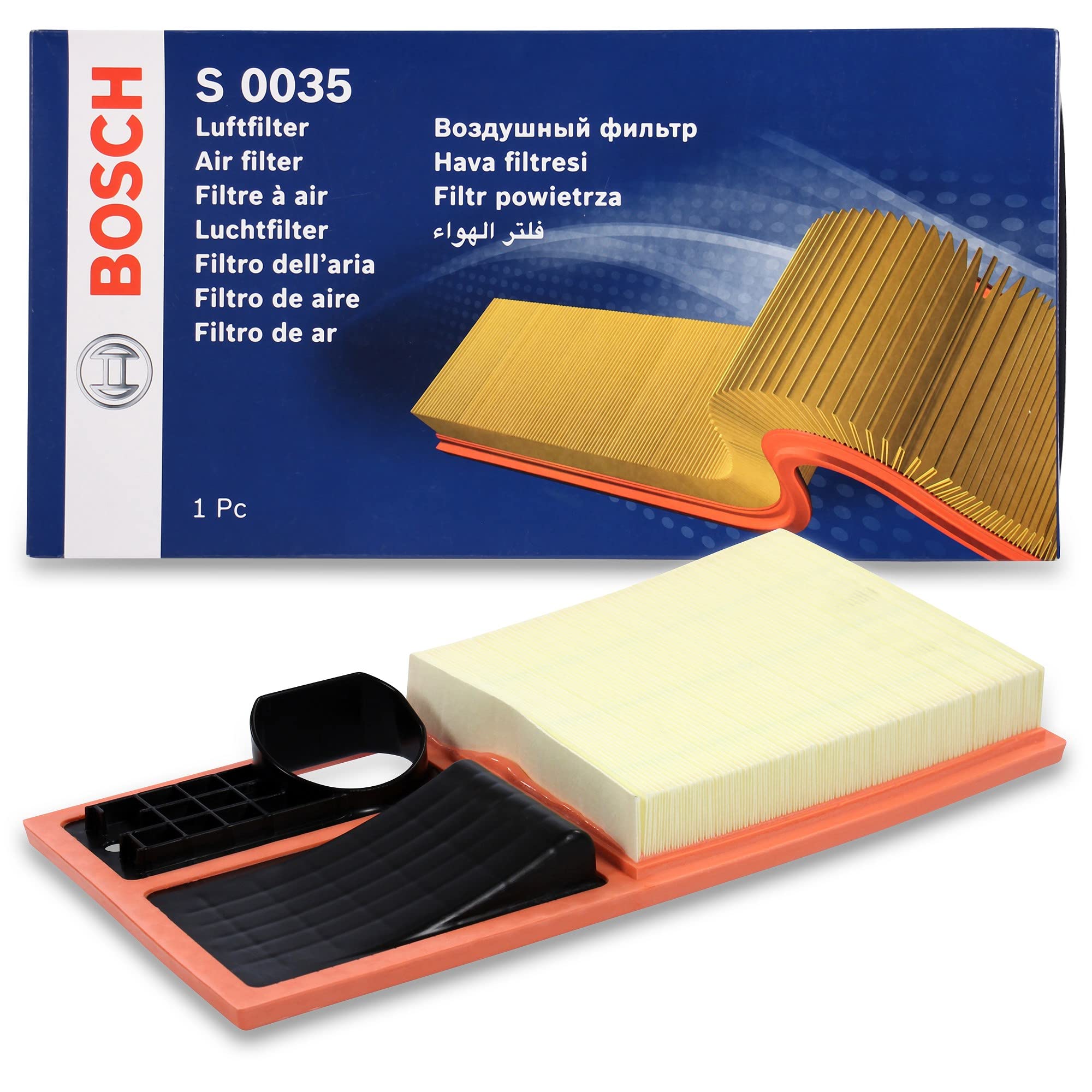 Bosch HCP Filtri F026400035 filtro aria inserto 372x190x42 mm