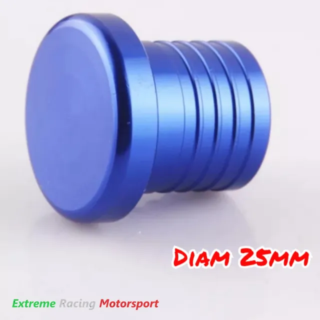 Xtreme Racing Impianto Carburante Tappo in alluminio 25 mm blu