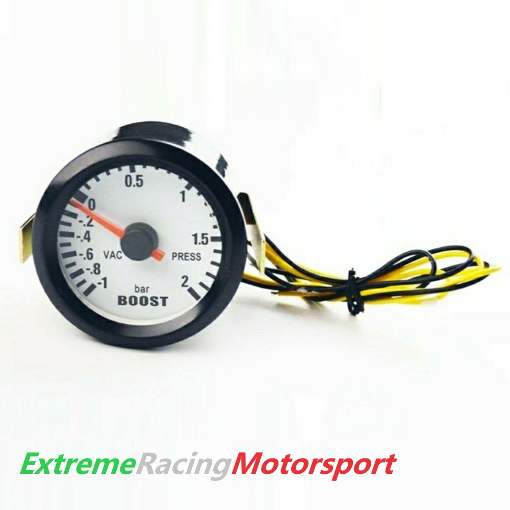 Xtreme Racing Impianto Carburante Strumento Pressione Turbo Boost manometro -1/+2 bar