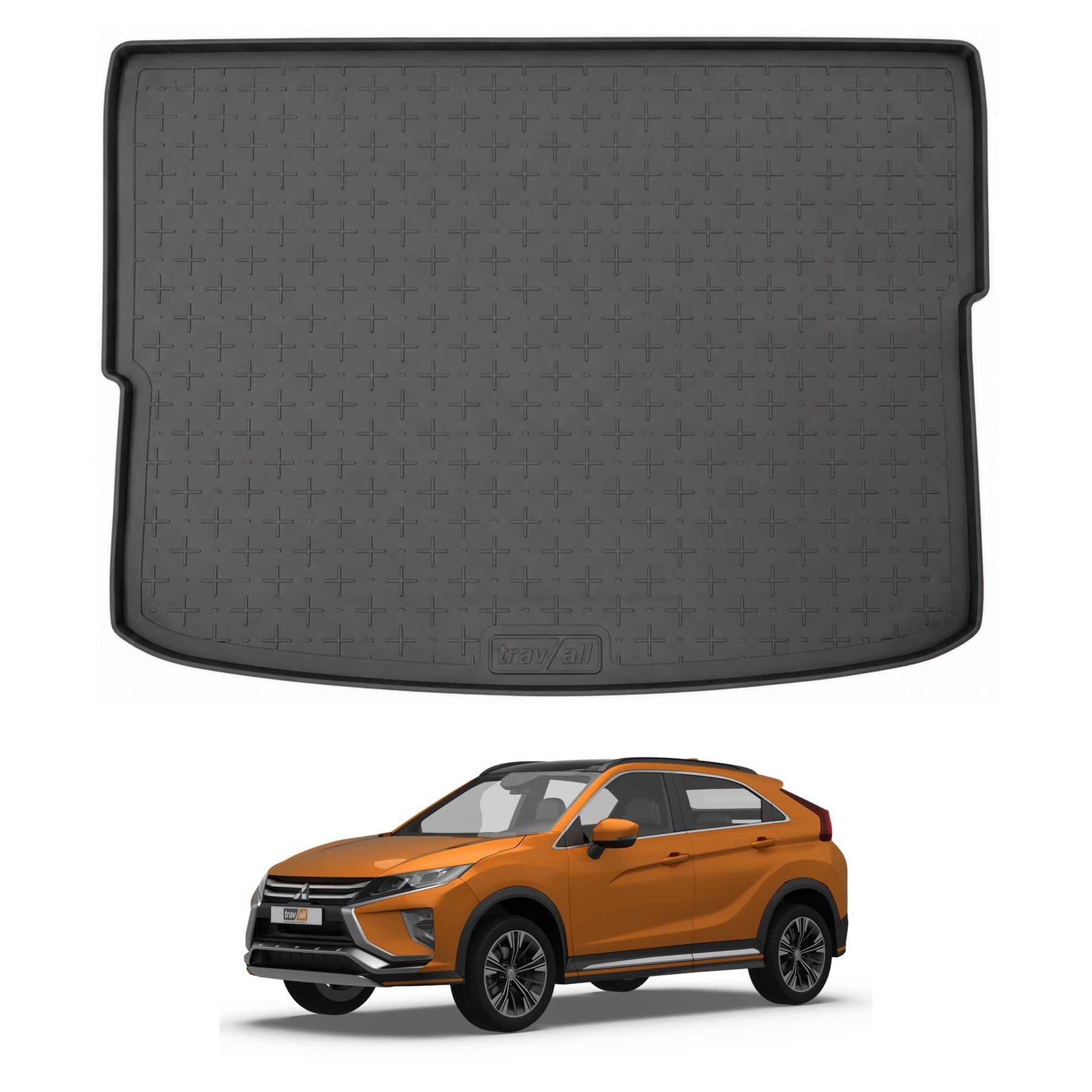 Travall Trunk Liners Mitsubishi Eclipse Cross vasca bagagliaio 2017- impermeabile