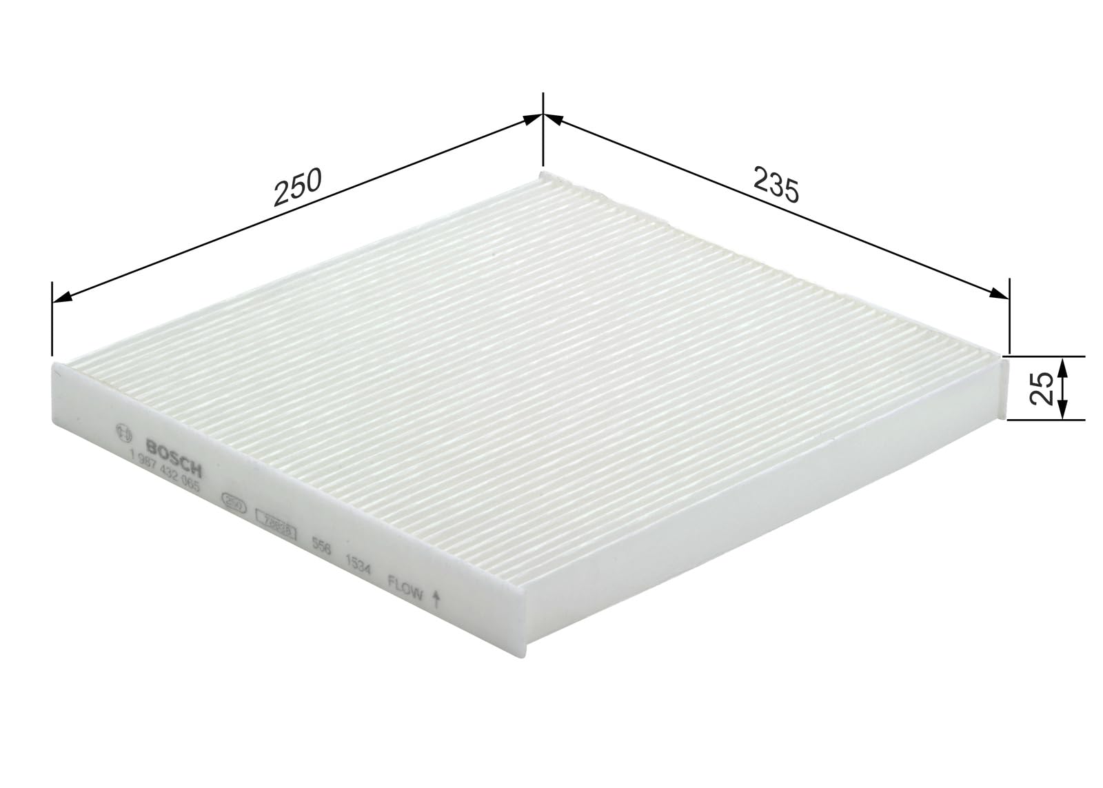 Bosch Filtri 1987432065 filtro abitacolo Standard