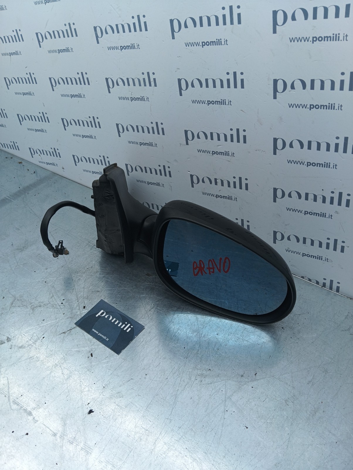 Pomili Cristalli Specchietto retrovisore (11PIN) sinistro Fiat Bravo (2007-14) 021042 usato