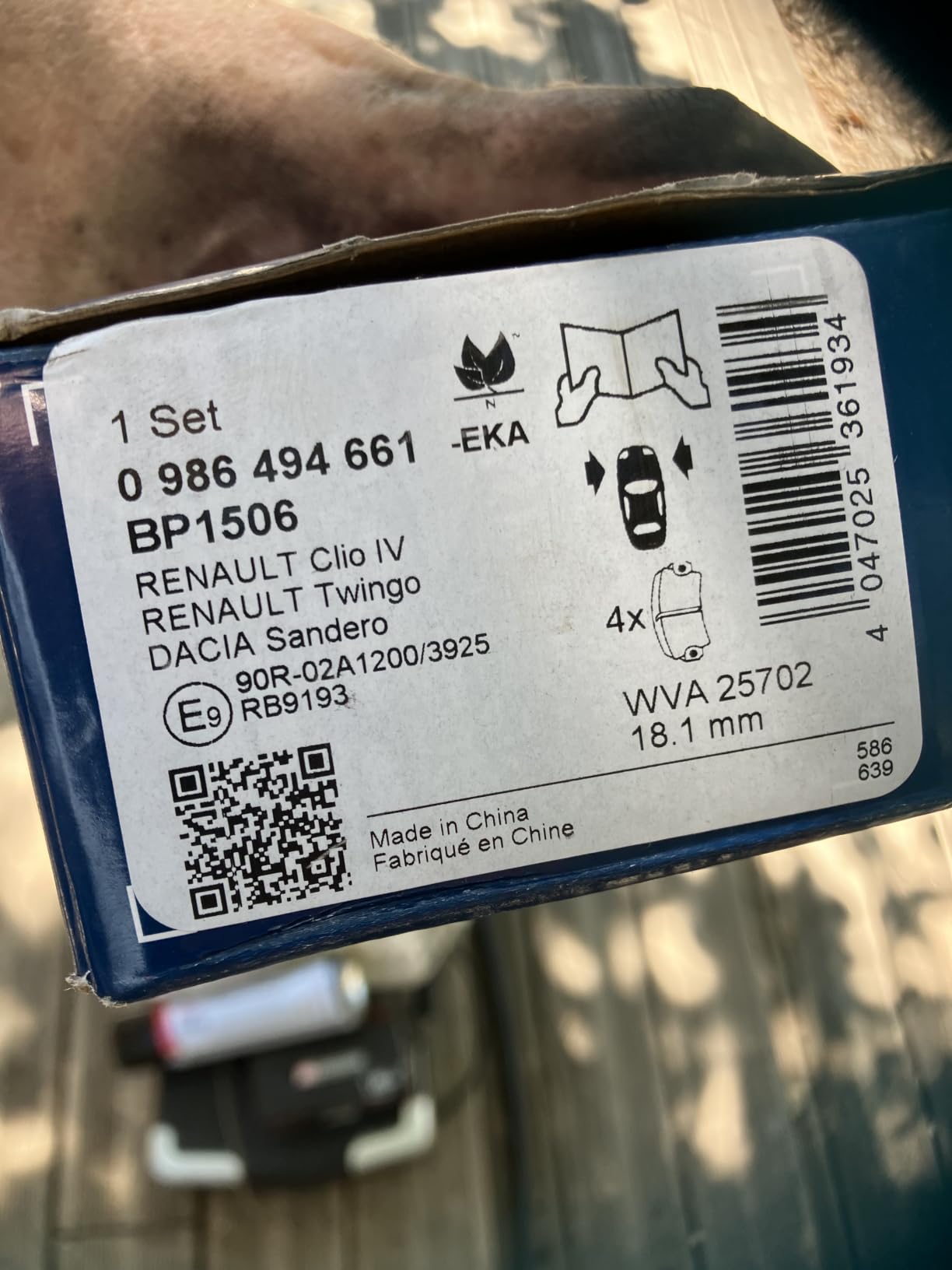 Bosch HCP Sistema frenante 0986494661 kit pastiglie freno Low-Metallic