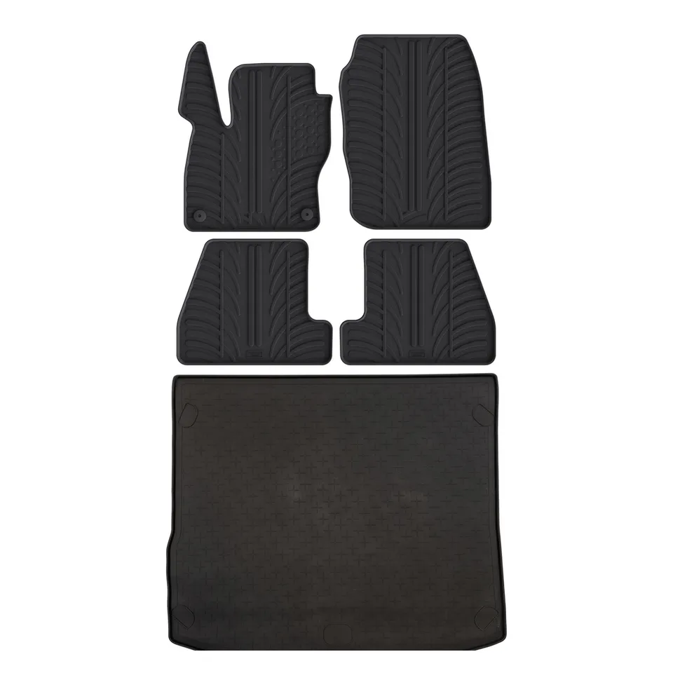 Travall Bundles Ford Focus tappetini e vasca bagagliaio in gomma 2011-2015