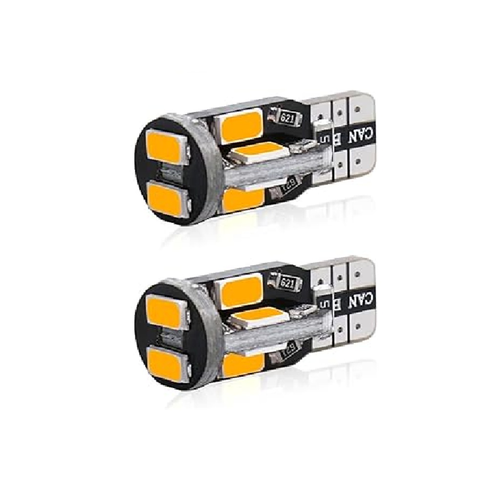 Xtreme Racing Lampadine LED T10 W5W 10 LED frecce arancioni CANBUS coppia