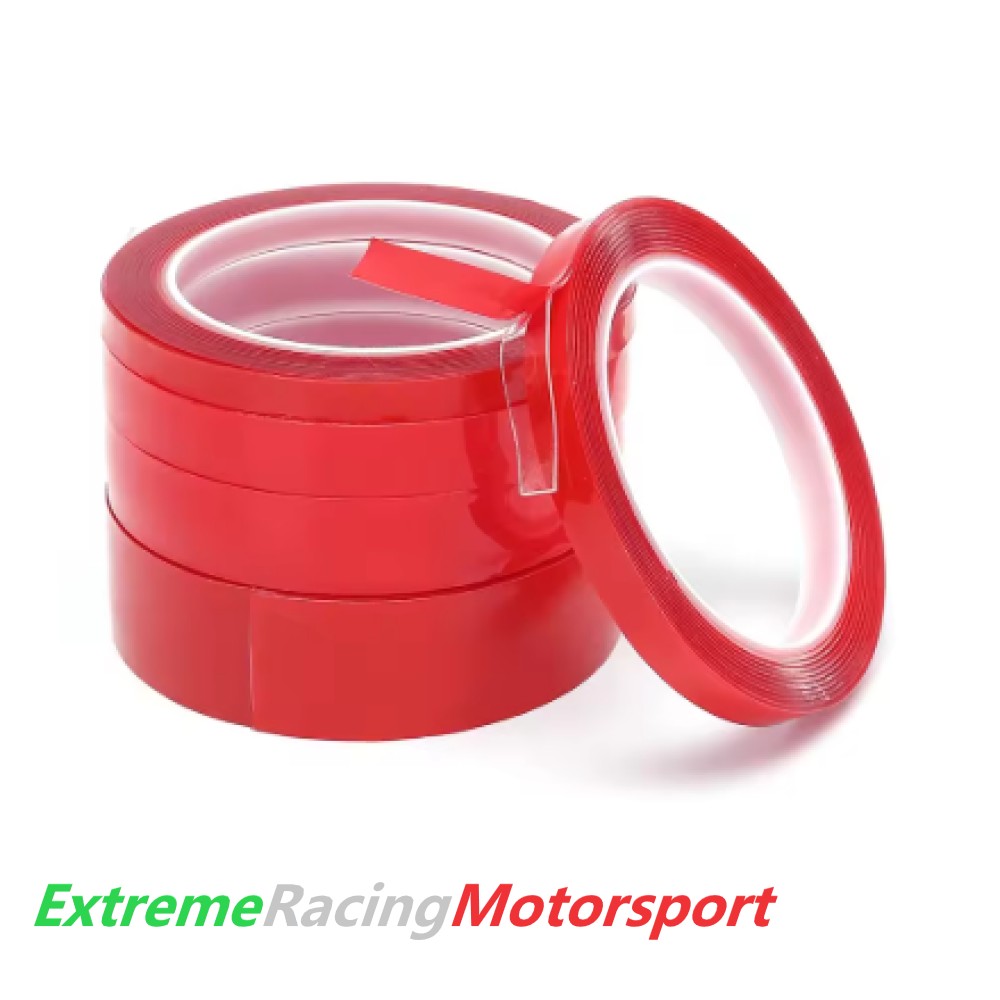 Xtreme Racing Decorazioni Auto e Adesivi Nastro Biadesivo Trasparente 3 m x 10 mm Acrilico