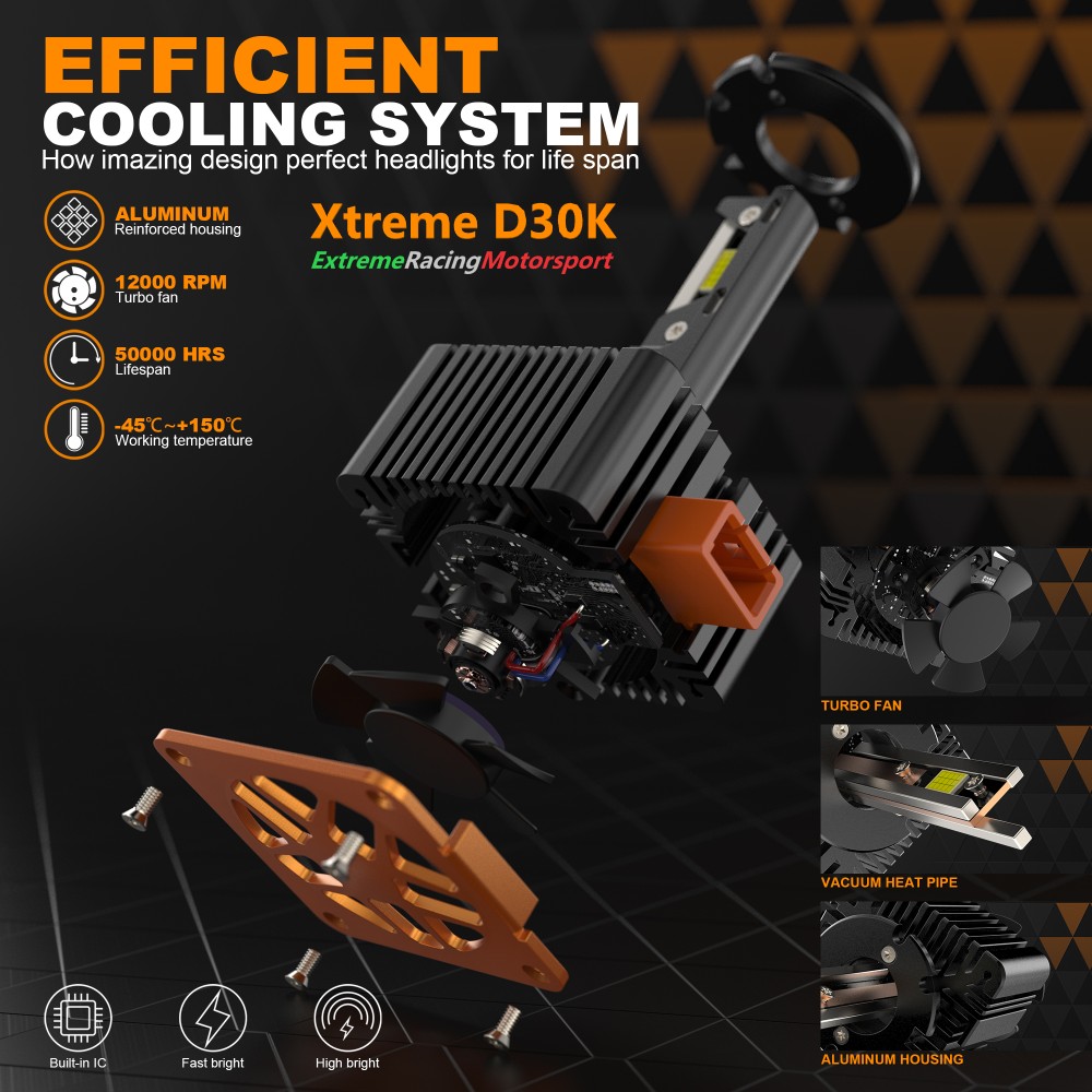 Xtreme Racing Kit Illuminazione LED DSeries D30 D3S lampade LED 2 pezzi CANBUS