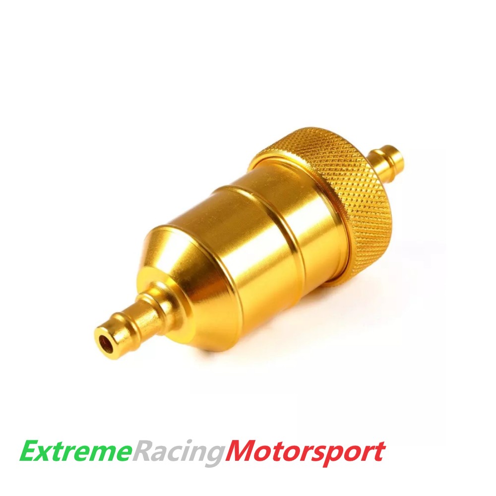 Xtreme Racing Filtri Olio e Carburante filtro carburante in alluminio oro 6 mm bassa pressione