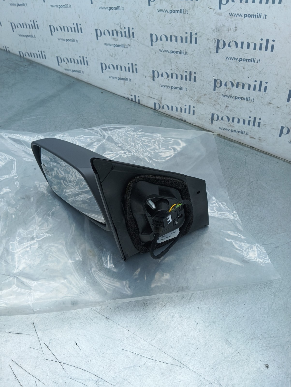 Pomili Cristalli Specchietto retrovisore sinistro Toyota Yaris I 879400D91600 nuovo