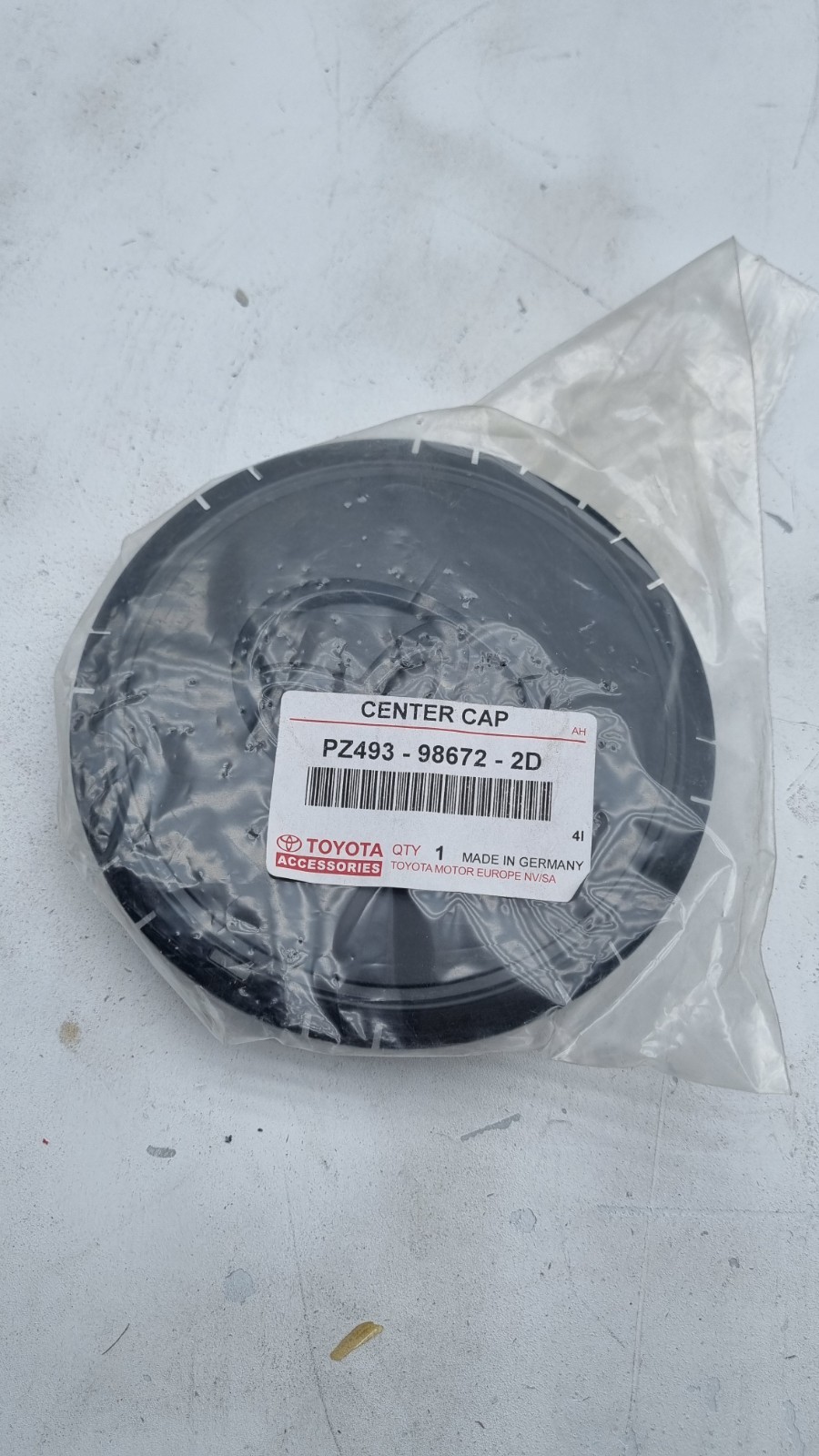 Pomili cappuccio centrale mozzo Toyota Yaris III PZ493-98672-2D nuovo
