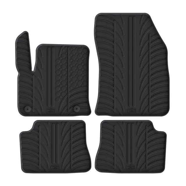 Travall Car Mats Vauxhall Corsa (2019-) tappetini auto in gomma