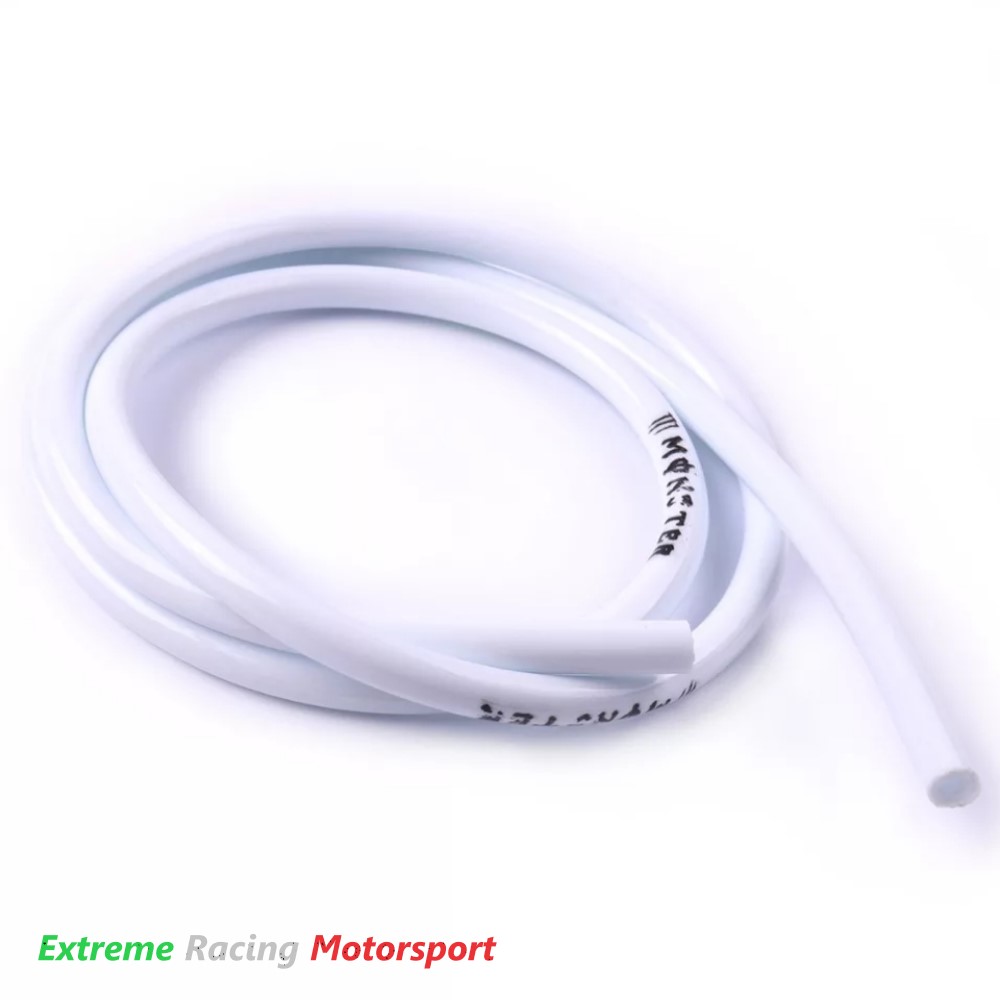 Xtreme Racing Tubo Siliconico Carburante tubo benzina bianco 1 m 5×7 mm