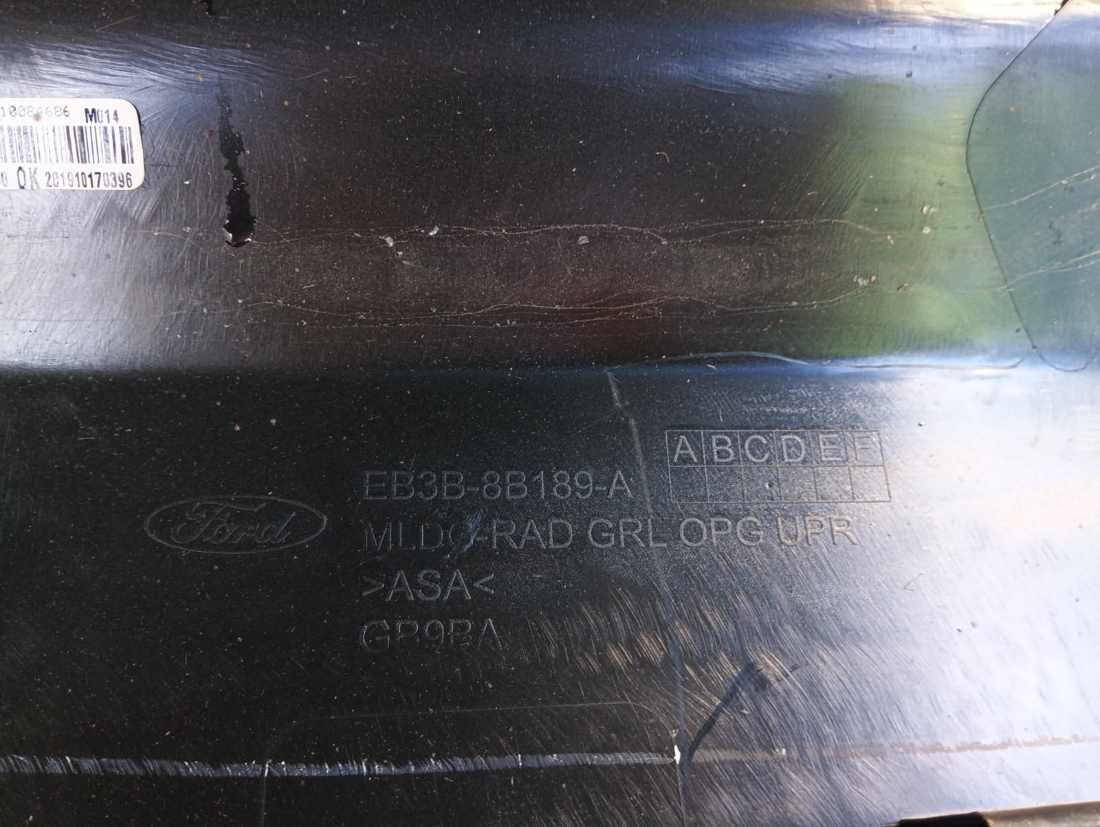 Pomili Paraurti anteriore Cornice griglia Ford Ranger IV lift 2016+ EB3B-8B189-A nuova