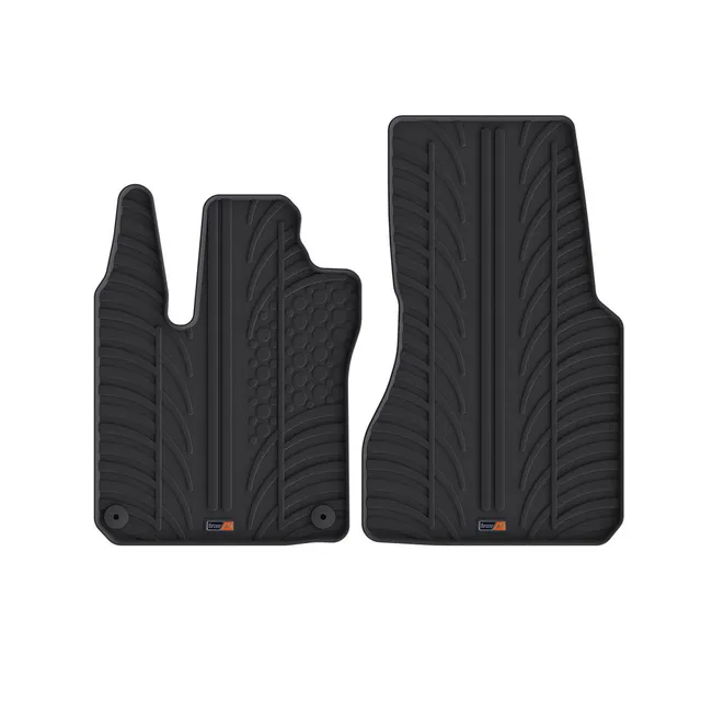 Travall Car Mats Smart ForTwo tappetini in gomma 2014-2021