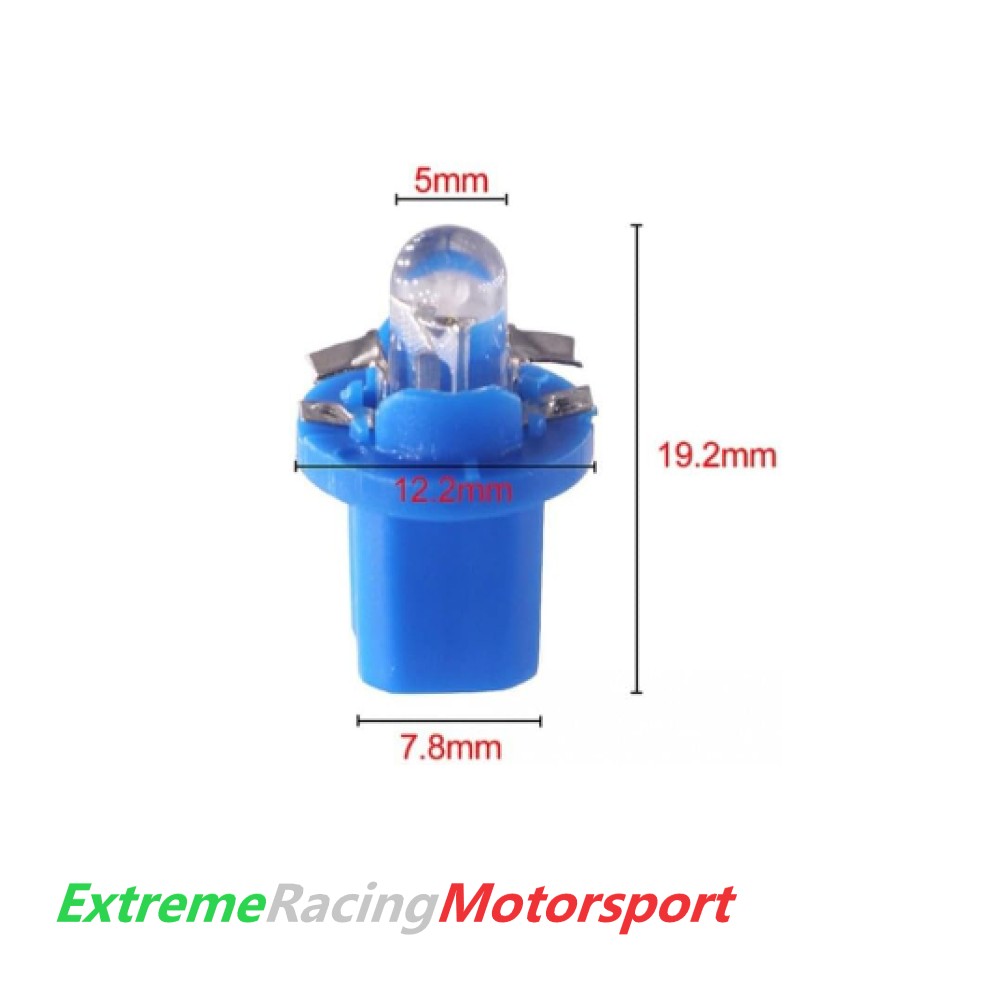 Xtreme Racing ERM T5 LED lampadine strumentazione blu 12 V 2 pezzi