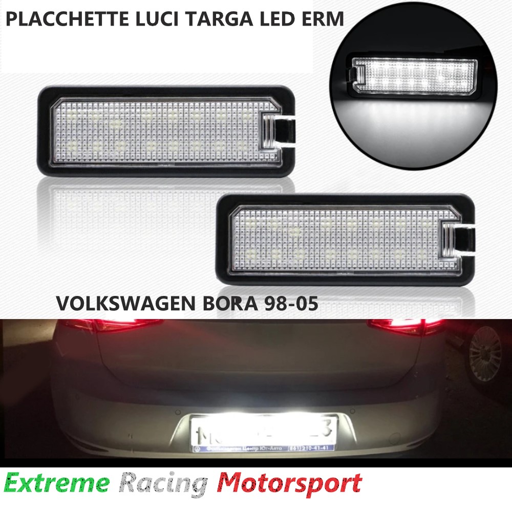 Xtreme Racing Accessori per Illuminazione LED Volkswagen Bora 98-05 placchette targa LED coppia IP68
