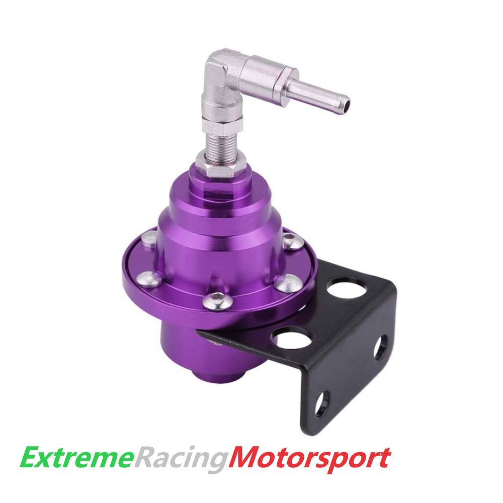Xtreme Racing Impianto Carburante Regolatore pressione benzina viola 0-8 bar