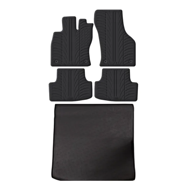 Travall Bundles Seat Leon 2012-2020 kit tappetino baule e tappetini in gomma