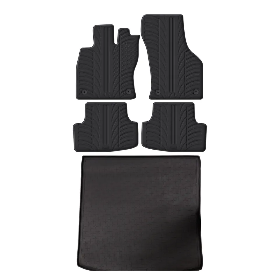 Travall Bundles Seat Leon 2012-2020 kit tappetino baule e tappetini in gomma