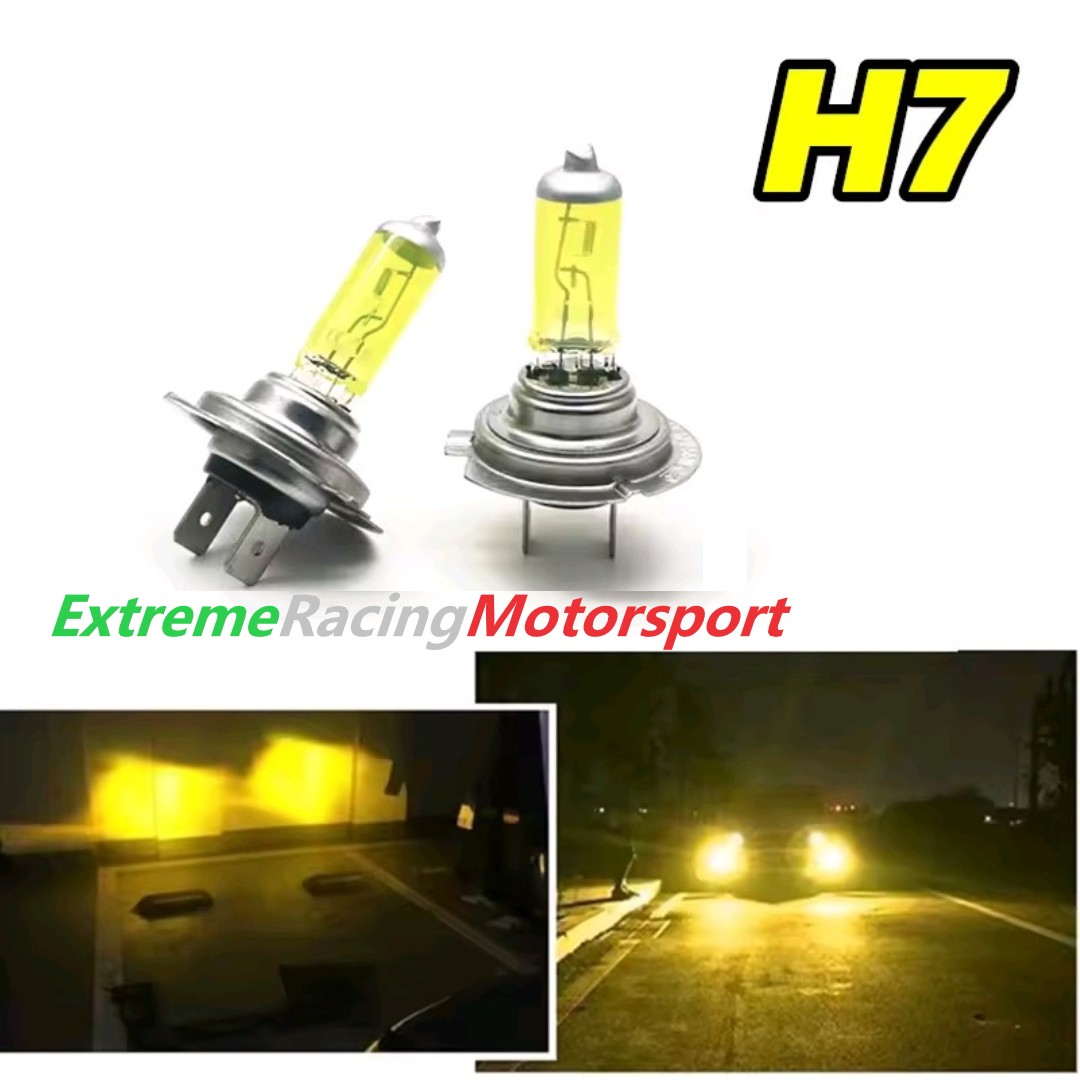 Xtreme Racing Lampadine LED ERM Alo3000K H7 lampade alogene coppia gialle 3000K