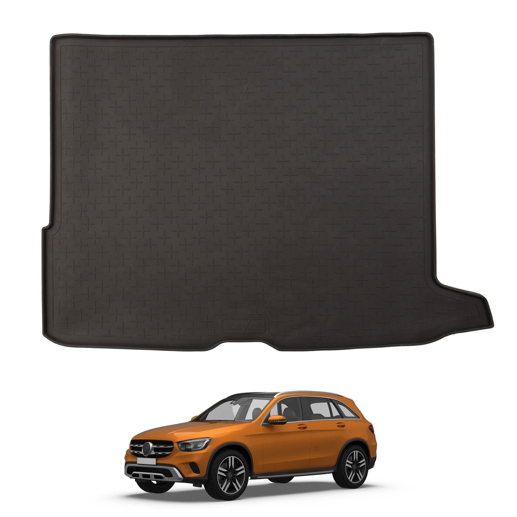 Travall Trunk Liners Mercedes GLC tappetino bagagliaio gomma 2016-2023