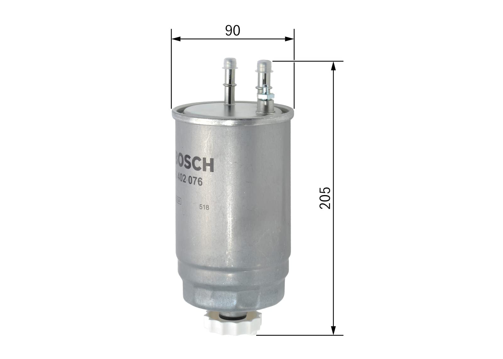 Bosch HCP Filtri F026402076 filtro carburante diesel