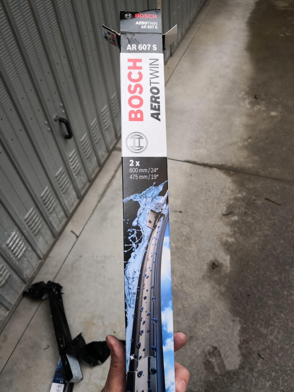 Bosch Spazzole tergicristallo 3397118909, set 600/475 mm con spoiler