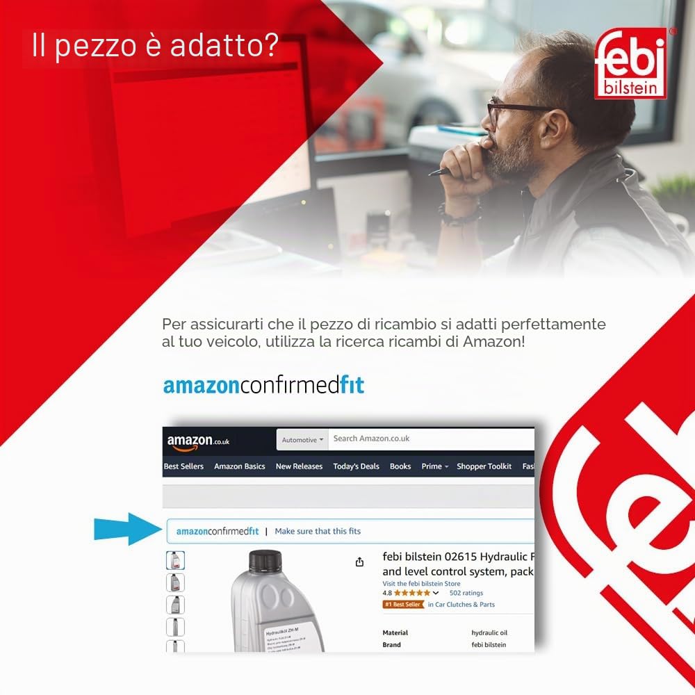 Bilstein Frenante 23824 sensore ABS 1 unità 2 collegamenti