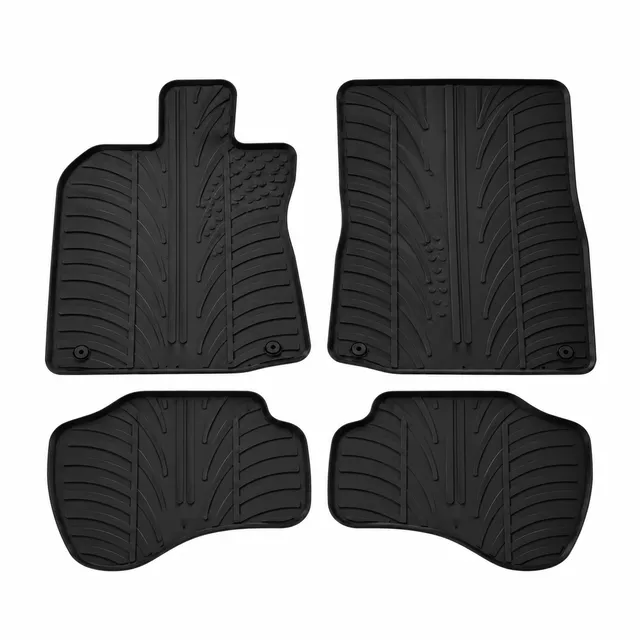 Travall Car Mats Citroen C1 (2005-2009) tappetini auto in gomma sagomati