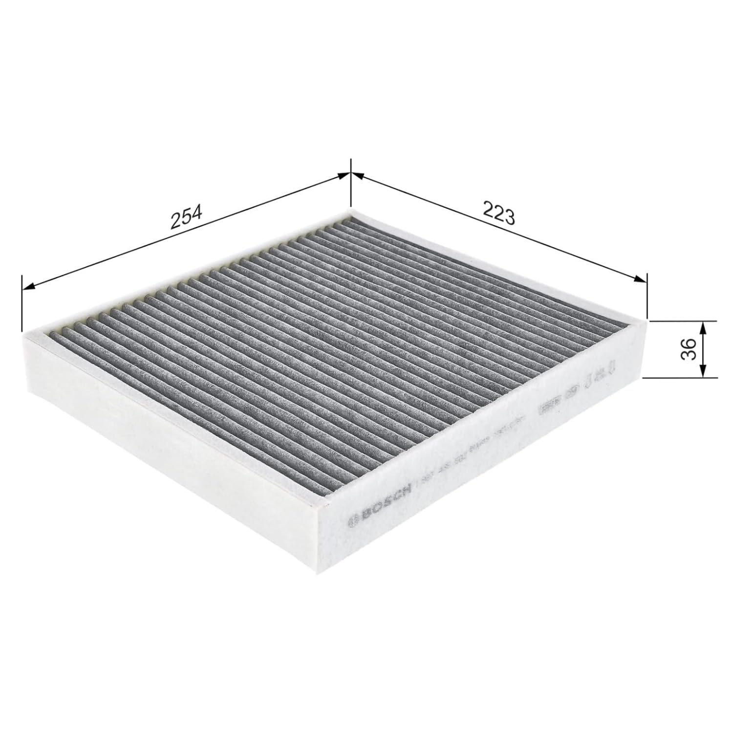 Bosch HCP Filtri 1987435502 filtro abitacolo a carboni attivi