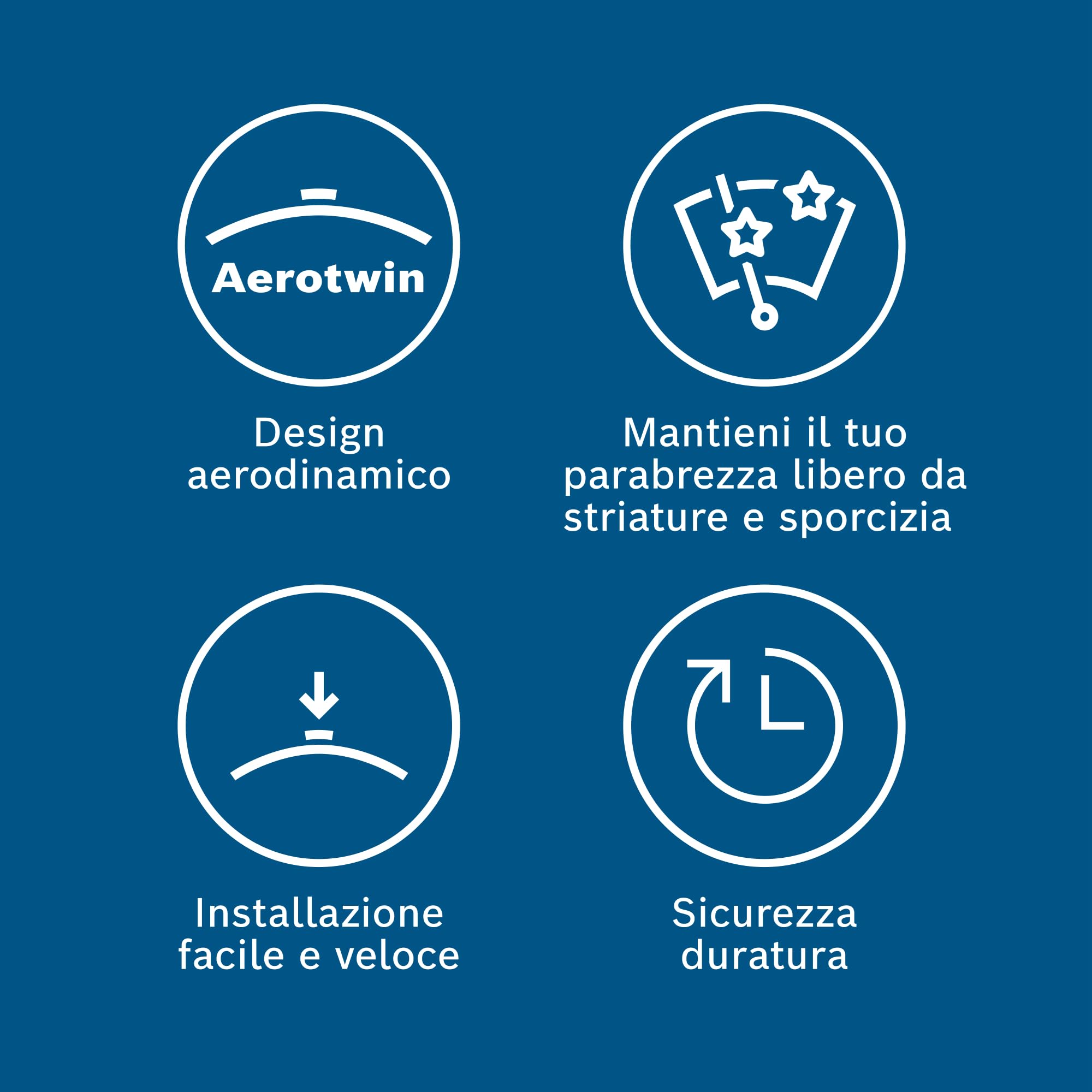 Bosch Aerotwin A638S 3397007638 spazzole tergicristallo 650/530 mm