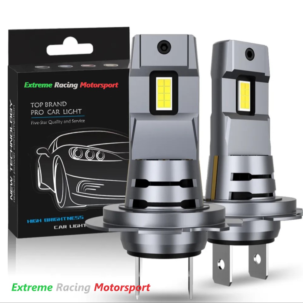 Xtreme Racing Lampadine LED ERM L4 CPS H7 lampadine LED 6500 K, coppia, 16000 lumen